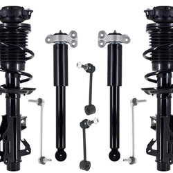 Front Struts Complete Shocks Links For Camaro Coupe 16-22 W/O Variable Damping