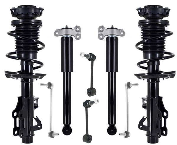 Front Struts Complete Shocks Links For Camaro Coupe 16-22 W/O Variable Damping