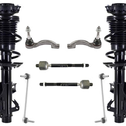 Front Struts Tie Rods Links For Camaro LT Convrtible 16-22 W/O Variable Damping
