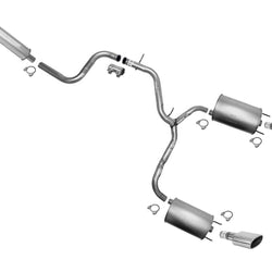Dual Exhaust Pipe System Dual Mufflers For 2003-2008 Pontiac Grand Prix 3.8L