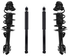 Front Complete Struts W/ Coil Spring & Rear Shocks For Toyota Yaris 2006-2014