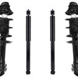 Front Complete Struts W/ Coil Spring & Rear Shocks For Toyota Yaris 2006-2014
