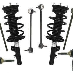 Front Complete Struts Sway Bar Links & Tie Rods For 08-2009 Ford Taurus X