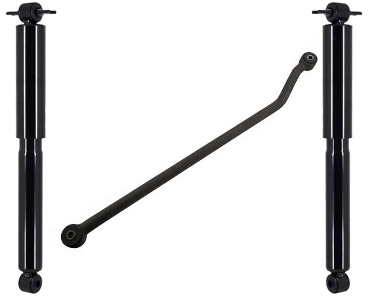 Rear Suspension Track Bar + Rear Shocks For Jeep TJ Wrangler 1997 2000 2001 2006