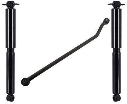 Rear Suspension Track Bar + Rear Shocks For Jeep TJ Wrangler 1997 2000 2001 2006