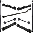 Rear Control Arms Sway Bar Links Trac Bar & Shocks For Jeep Wrangler 1997-2006