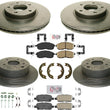 Performance Carbon Brake Rotors & Disc Brake Pads for 02-06 Nissan Altima 2.5L