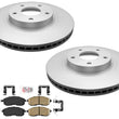 Front Coated Brake Rotors & Disc Brake Pads For Nissan Altima 2.5L 2002-2006
