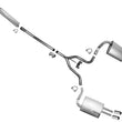 Sistema de escape de silenciadores duales con resonador de tubo de extensión para Nissan Maxima 04-2008