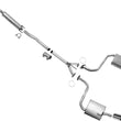 Sistema de escape de silenciadores duales con resonador de tubo de extensión para Nissan Maxima 2009-17