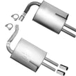 Left and Right Dual Mufflers Made in USA For Nissan Maxima 2004-2008