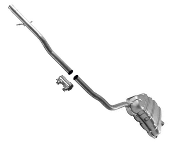 Rear Extension Pipe and Rear Muffler For Mini Cooper 1.6L 2002 2003 2004 2008