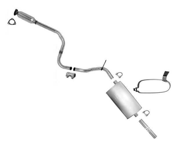 For 1997-1998 Buick Skylark 2.4L 3.1L Resonator & Muffler Exhaust System