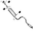 Tubo de extensión del silenciador del tubo de cola para Chevrolet Tracker 2001-2004 2.5L