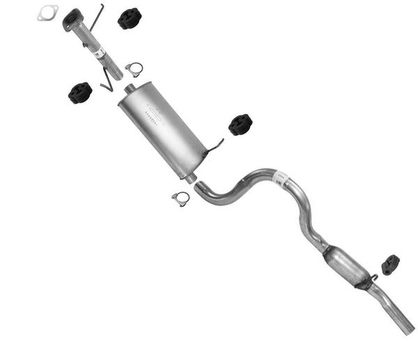 Tubo de extensión del silenciador del tubo de cola para Chevrolet Tracker 2001-2004 2.5L