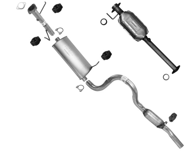 For 99-03 Chevrolet Tracker 2.0L Catalytic Converter Muffler Tail Pipe Exhaust