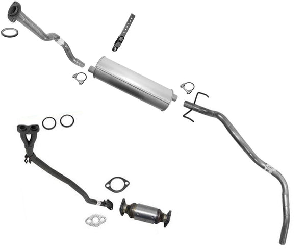 Exhaust System for Toyota Pickup 2.4L 90-95 121.9" Wheel Base Rear Wheel Drive