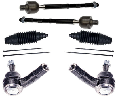 Front Inner & Outer Tie Rods & Universal Boots For Chevrolet Spark 16 17 2022