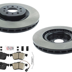 Front Fleet Duty Carbon Brake Rotors Brake Pads for Ram ProMaster City 14-22