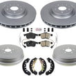 Front Coated Brake Rotors & Ceramic Brake Pads For Ram ProMaster City 2014-2022