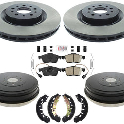 Front Fleet Duty Carbon Brake Rotors Brake Pads For Ram ProMaster City 2014-2022