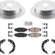 Rear Solid Coated Brake Rotors Brake Pads & Shoes For Subaru WRX 2015-2021