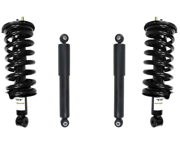 Puntales delanteros completos y amortiguadores traseros para Nissan Armada 2005-2015 con tracción en las 4 ruedas