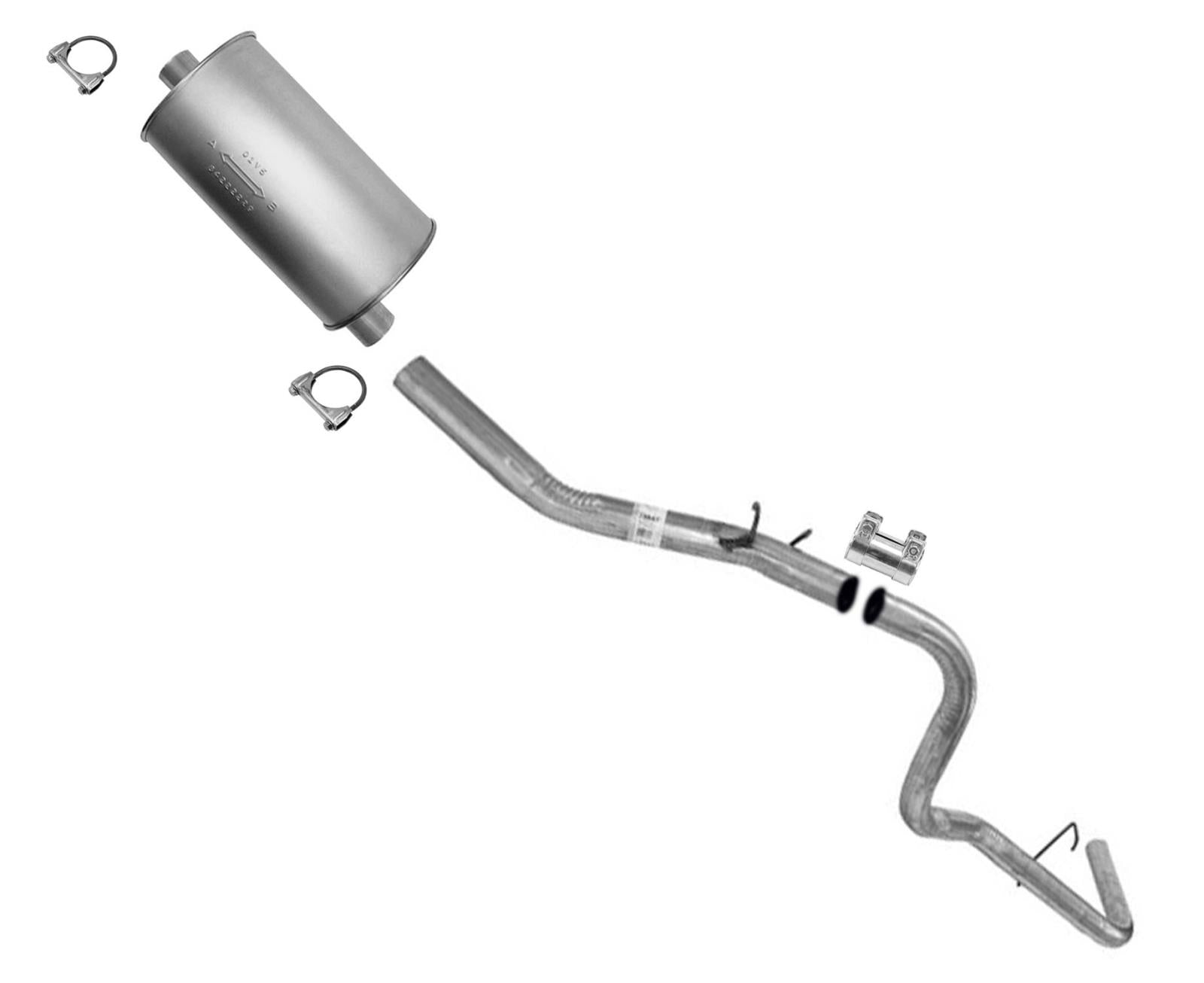 Sistema de escape para Dodge Ram Pick Up 1500 119" WB 3.9L tracción trasera 95-97