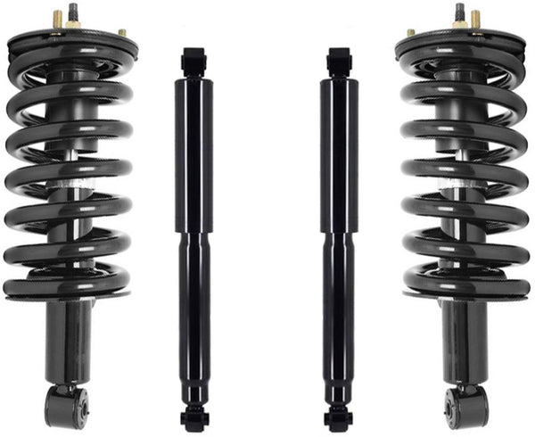 Front Complete Struts & Rear Shocks For Nissan Titan 2017-2023 Rear Wheel Drive