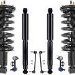 Front Struts & Rear Shocks & Links For Nissan Titan 2017-2023 Rear Wheel Drive