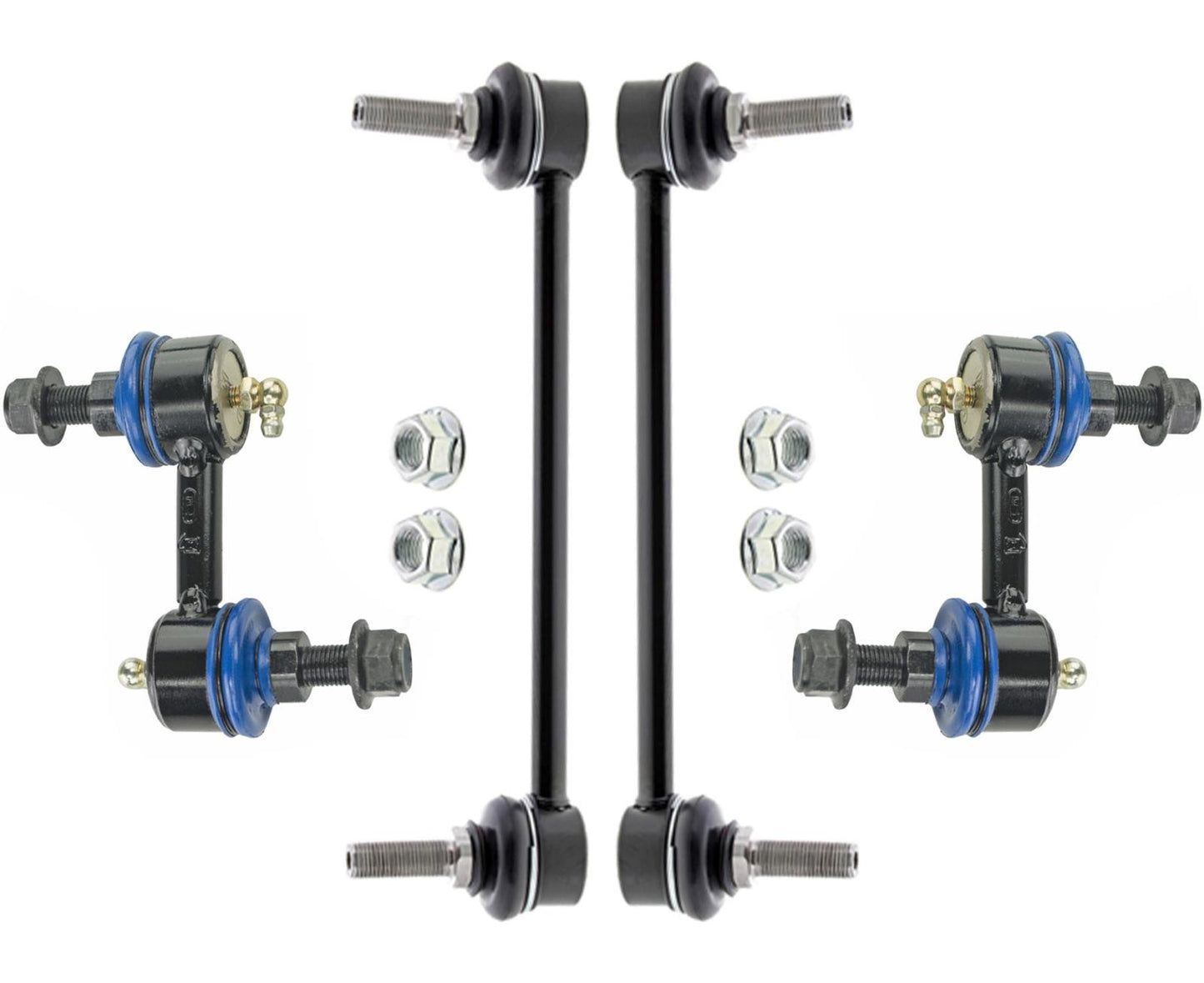 Mevotech Front & Rear Sway Bar Links For Nissan TItan 2017-2022 4 Wheel Drive