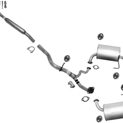Para 06-09 Subaru Outback 2.5L sistema de escape de tubo de silenciador doble no Turbo