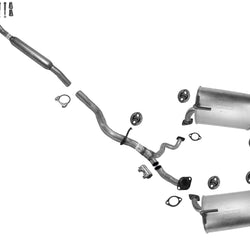 For 2006-2009 Subaru Legacy 2.5L Non Turbo Dual Muffler Pipe Exhaust System