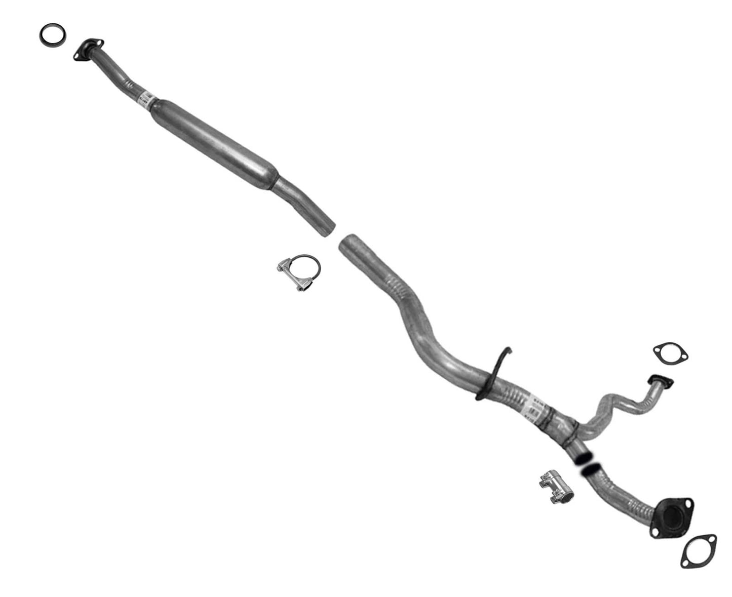 Tubo Exhuast Y con juntas para Subaru Outback y Legacy 2006-2009 2.5L no turbo