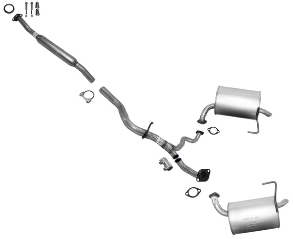 Tubo de extensión de resonador y silenciadores para Subaru Outback 2006 2.5 no turbo