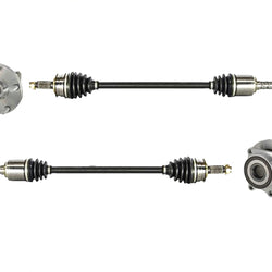 Front Wheel Hub Assembly Complete CV Drive Axles fits for 06-14 Subaru Tribeca