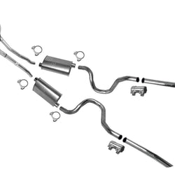Dual Exhaust Muffler System for 1984 1985 1986 1988 Chevrolet Monte Carlo SS 5.0