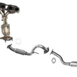 Front & Rear Converter & Flex Pipe For Nissan Rogue 2008-2013 All Wheel Drive