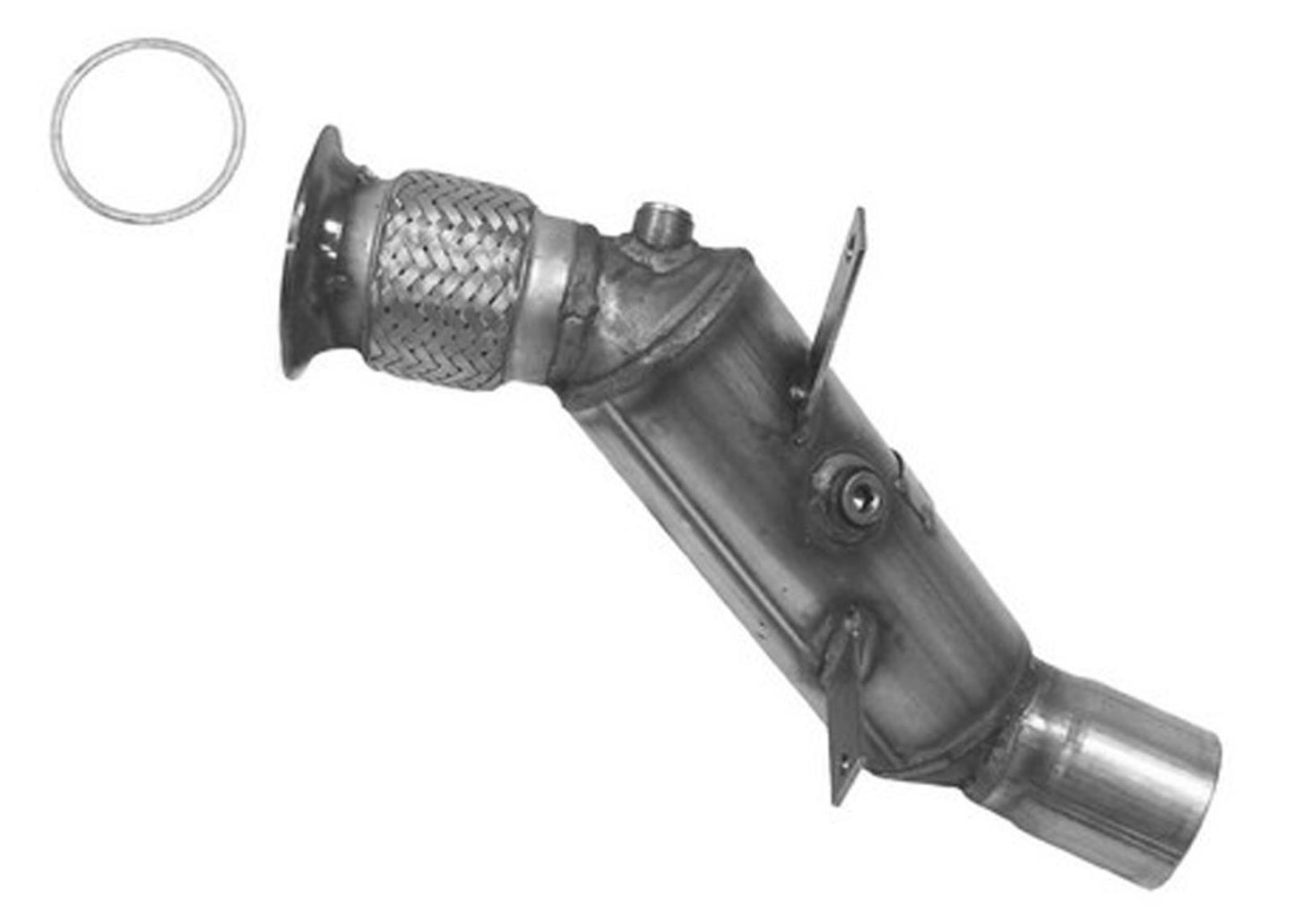 Tubo flexible con convertidor catalítico para BMW 740i 2013-2015 3.0L Turbo