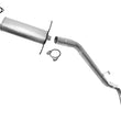 Middle Muffler & Tail Pipe for Nissan Pick Up 4X4 2.4L with 116" WB 1996-1997