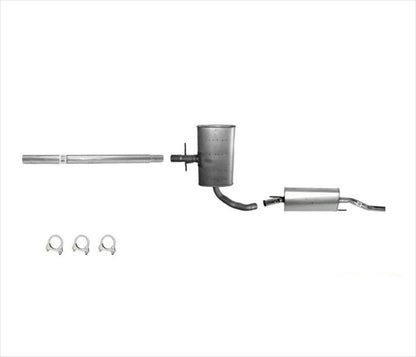 Muffler Resonator Pipe Exhaust System for Volkswagen Cabrio 2.0 1995 2000 2002 - Photo 7