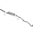 1992-1993 2 Wheel Drive S10 S15 2.8L 4.3L Pick Up 117 WB Muffler Exhaust System