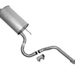 Silenciador trasero con tubo de escape y junta para Hyundai Elantra 2006-2012