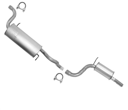 Sistema de escape con silenciador resonador para Chrysler Town & Country 2008 2009 2010 - Photo 7