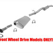 For GM 02-05 Venture Front Wheel Drv 120 Inch Wheel Base Exhaust System Muffler