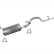 Muffler With Ridged All Steel Tail Pipe System for 04-12 Colorado