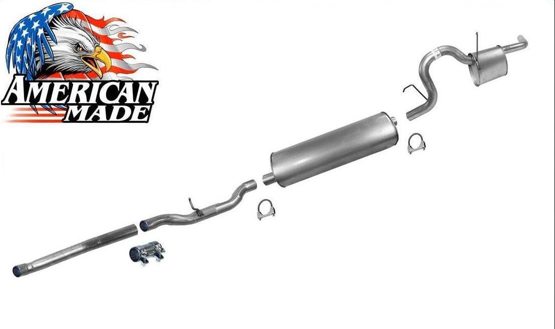 05-10 para Dodge Dakota 3.7L 4.7L Sistema de tubo de escape silenciador de alto flujo/salida - Photo 1