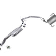 Exhaust System Extension Pipe Muffler for 12-16 Subaru Impreza 2.0L 4 Door Sedan