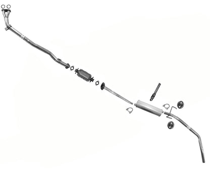 Exhaust Converter For Toyota Pick Up 2.4L 1989-1995 121" Wheelbase 4 Wheel Drive - Photo 7