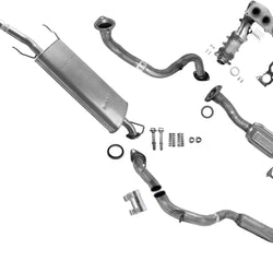 Sistema de escape completo convertidores delanteros y traseros para Toyota Rav4 2.5L 09-12